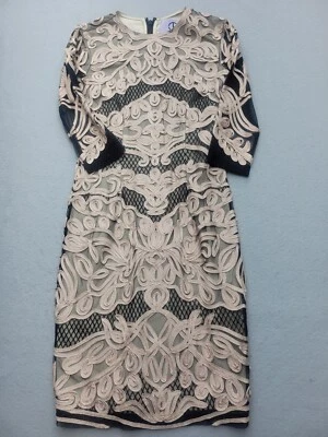 Vestido para mujer JS Collections 8 malva línea A media manga midi encaje poliéster Foto 1 de 4