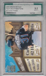 Mike Piazza 2000 Crown Royale Feature Attractions #17 AGS 9.5 BGS, PSA - Picture 1 of 1
