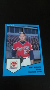 Kent Mercker Rookie #835 Richmond Braves-1989 Pro Cards Baseball - Picture 1 of 3