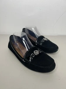 Coach Black Fonda Suede Leather Loafers Women’s Size 10 - Picture 1 of 10