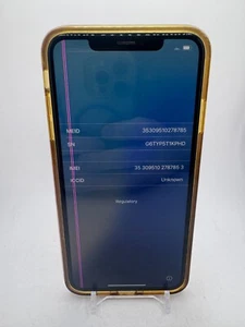 Apple iPhone XS Max - Silver - 64GB - as-is for salvage/parts/dissasembly - Zdjęcie 1 z 8