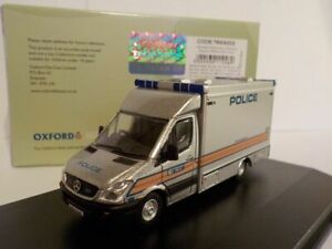 Mercedes Police Van, Explosives Disposal Metropolitan 1-76, Oxford Diecast 1/76