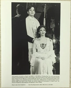 The Phantom of the Opera Photo Tim Martin Gleason & Rebecca Pitcher B&W  Picture - Picture 1 of 1
