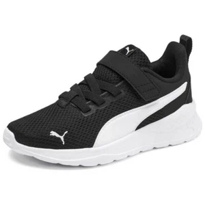Puma Anzarun lite Bambino Unisex Nero scuola tela running suola softfoam strappo - Picture 1 of 1