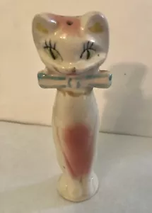 Shaker gatto alto stretch vintage retrò kitsch antropomorfo stretch blu rosa Giappone - Foto 1 di 5
