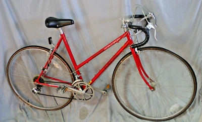 1987 Schwinn World Sport Touring Road Bike 53cm Small Chromoly Steel Womens Red! - Image 1 of 4