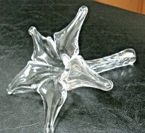 RARE Vtg. Hand Blown Glass Flower Blossom Holder Bud Vase by Pilgrim Glass - Picture 1 of 12