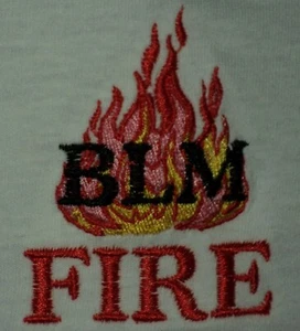 BLM Wildland Fire Shirt Custom Made - Picture 1 of 1