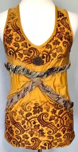 **XL** Save the Queen stretch blouse Cami Tank Top Tunic Tee Dress made in ITALY - Picture 1 of 6