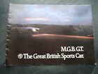 MGB GT Sports Car Sales Brochure 1972 Issue 2866