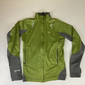 Mountain Hardwear Windstopper Soft Shell Jacket Womens small Green Gray - Picture 1 of 12