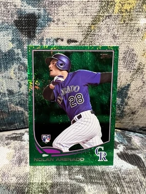 Nolan Arenado 2013 Topps Update EMERALD GREEN Parallel RC #US259 Rookie - Image 1 of 2