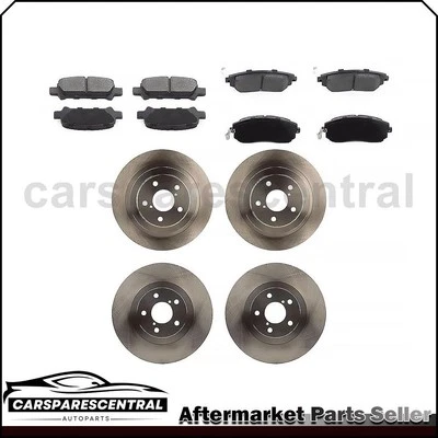 Полуметаллические тормозные колодки передние задние роторы подходят для Subaru Baja 2003 2004 2005 2006 годов выпуска - Изображение 1 из 4