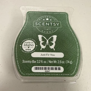 Scentsy Wax Bar Melts JUST FIR YOU (3.2 fl. oz.) VERY HARD TO FIND! Retired NEW! - Picture 1 of 8