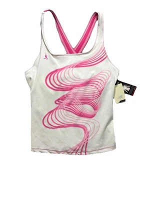 Camiseta sin mangas New Balance para mujer XL espalda cruzada rosa cáncer de mama Foto 1 de 4
