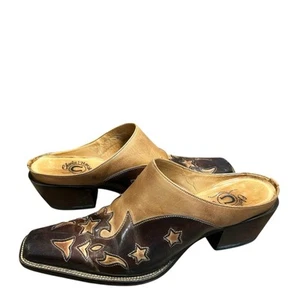 Lucchese Charlie Horse Mujer Doble Ribete Mules Botas Vaqueras Talla 6 Western - Imagen 1 de 6