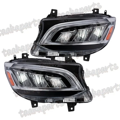 Brand New Led Headlight Headlamp Fit Mercedes Benz Sprinter W907 2019-2024 Pair - Image 1 of 4