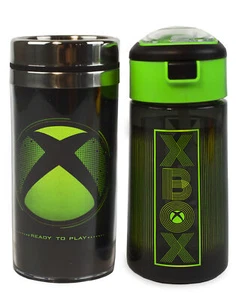Taza de viaje Xbox verde con logotipo para hombre - Imagen 1 de 8