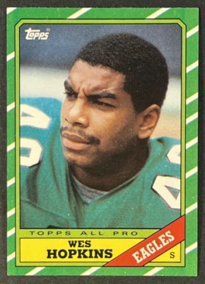 Wes Hopkins 1986 Topps - All-Pro #279 Philadelphia Eagles - Image 1 of 2