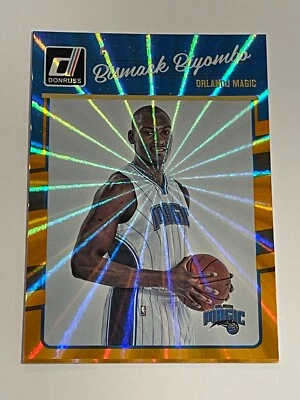 2016-17 Donruss Basketball Holo Orange Laser #72 - Bismack Biyombo - Magic - Image 1 of 2