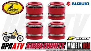 Juego de 4 cuatro sellos de vástago de válvula Viton blanco croquetas Suzuki DRZ400 DRZ 400 E S SM - Imagen 1 de 17
