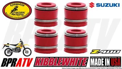 Suzuki DRZ400 DRZ 400 E S SM Kibblewhite Viton Valve Stem Seals Set of 4 Four - Image 1 of 4