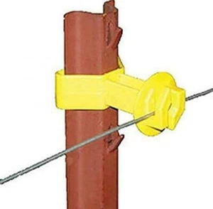 Dare Snug Kettenglied U-Post elektrischer Zaun Isolator 25/Pack SNUG-SU-25 bis zu 1/4" - Bild 1 von 4