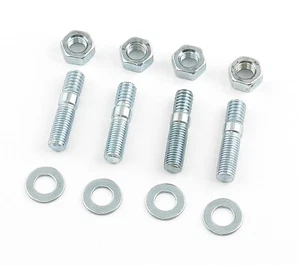 Mr. Gasket 59 Carburetor Studs, Steel, Zinc Plated, 5/16-18/24 in. x 1.375 in. - Picture 1 of 2