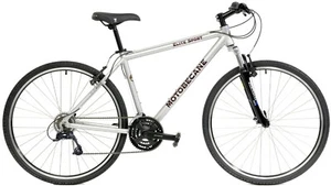15.5 inch Silver Motobecane Elite DLX24 Super Hybrid Adventure Bicycle  - Picture 1 of 1