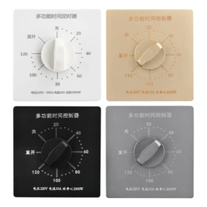 120-Minutes Mechanical Countdown Timer Switch for Lights, Fan, Pump Timer Switch - Picture 1 of 28
