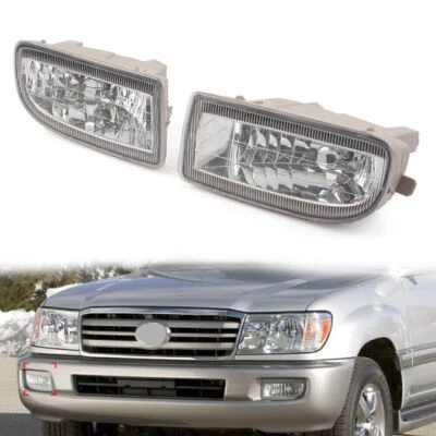 2pc Fog Light Headlight Driving Lamp w/ Bulb For Toyota Land Cruiser 100 1999-06 Foto 1 de 4