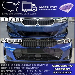 Front Bumper For BMW 3 series 22-25 G20 G21 Upgrade To 23+ M Sport Style Kit - Picture 1 of 3