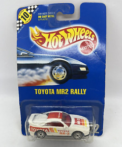 Hot Wheels Early 90s Blue Card Release #122 Toyota MR2 Rally White New