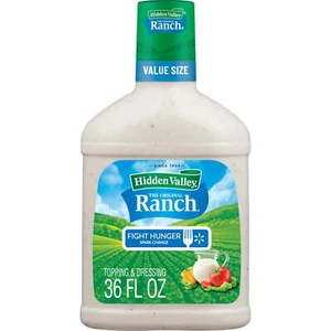 Hidden Valley Original Ranch Salad Dressing and Topping, 36 Ounce Bottle - Picture 1 of 8