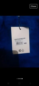 JUICY COUTURE BERRY FAUX FUR BLUE SHOPPING BAG RRP £240 - Picture 1 of 6