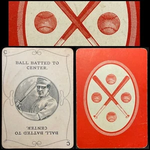 1903 George Norris Antique Baseball Parlor Game Umpire Strike Call Playing Card - Picture 1 of 21