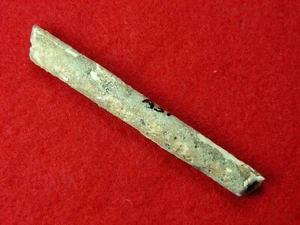 STONE OR PETRIFIED SHELL BEAD 2-3/4" NEW MEXICO Authentic Indian Artifacts - Picture 1 of 7