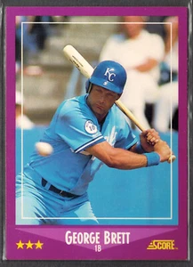 1988 Score ~ George Brett 11 HOF **June Liquidation 2 for 1 - Picture 1 of 2