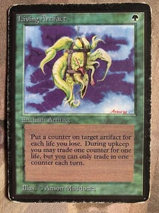 MTG Raro Artifatto Vintage Alpha Living - Foto 1 di 2