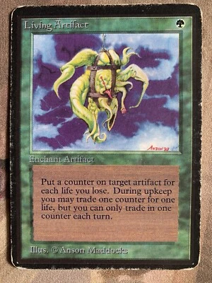 MTG Rare Vintage Alpha Living Artifact - Image 1 of 2