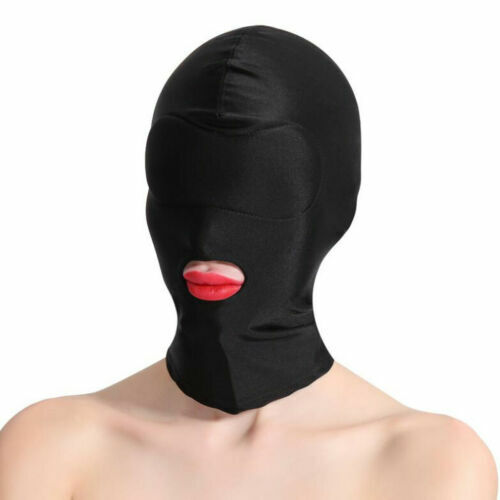 Unisex Adult Eyes & Mouth Open Headgear Mask Hood, Breathable Blindfold  Face Cover Blindfold, Cosplay Costume, Black (4 Types Optional) - Temu