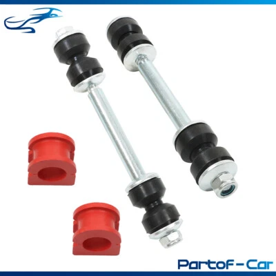 Kit de eslabones de extremo de barra estabilizadora delantera y juego de bujes de barra estabilizadora para GMC Yukon 14-2017 Foto 1 de 4