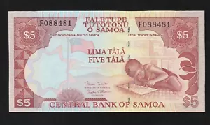 Samoa occidentali, 5 Tala, ND (2002), P-33b, banconota non circolata - Foto 1 di 2