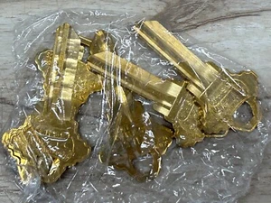 Juego de 6 llaves en blanco STAR Locksmith Supplies latón 5SH4 hechas en EE. UU. NOS - Imagen 1 de 6