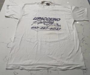 Rare Vtg 90s Lupacckino Painting, Remodeling Business PA White T-Shirt Adult XL - Picture 1 of 7