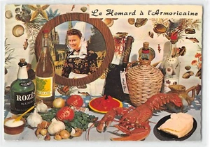 Tarjeta Postal Dentelees Recetas Cocina Langosta Armoricana Emilie Bernard n121 - Picture 1 of 2