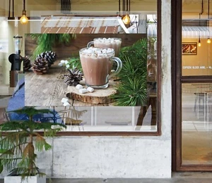 3D Bubble Tea H523 Perlentee Milchtee Laden Fensteraufkleber Tapeten Wandbild Ho - Picture 1 of 10