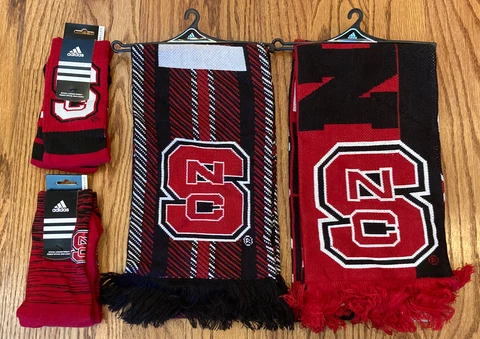 NC State Wolfpack adidas Men’s Socks & Scarfs Cover