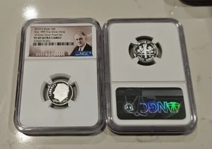 2019-S PF 69 ROOSEVELT Silver 10C -  1st 99.9% SILVER DIME NGC ULTRA CAMEO - Picture 1 of 4