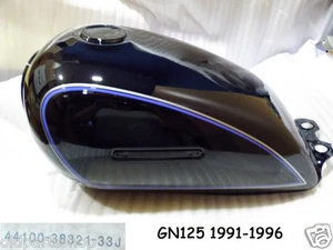 Suzuki GN125 Fuel Tank 1991-1996 NOS GN125 GAS TANK OEM Genuine 44100-38321-33J - Picture 1 of 11